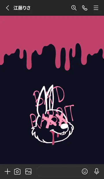 [LINE着せ替え] バッド ラビット 300の画像2