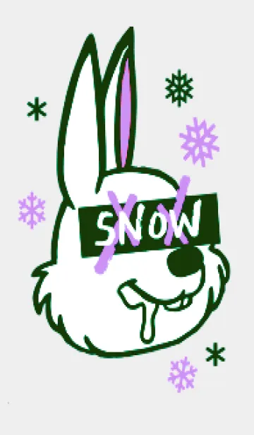[LINE着せ替え] スノーラビット .66の画像1