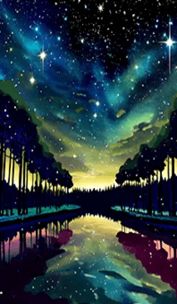 [LINE着せ替え] 穏やかな夜景の着せかえ/457の画像1