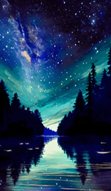 [LINE着せ替え] 穏やかな夜景の着せかえ/452の画像1