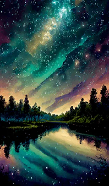 [LINE着せ替え] 穏やかな夜景の着せかえ/453の画像1