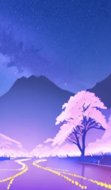 [LINE着せ替え] 冬のサクラ #CBWaE110。の画像1