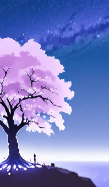 [LINE着せ替え] 冬のサクラ #CBWaE129。の画像1