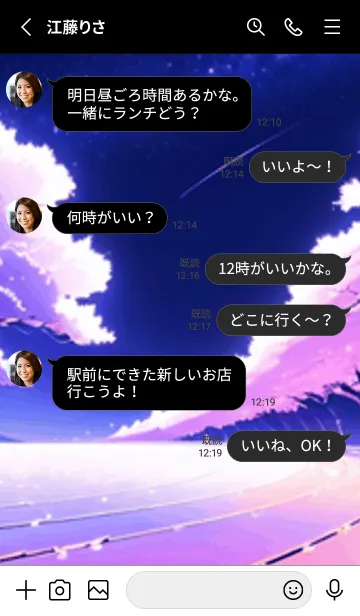 [LINE着せ替え] 冬のサクラ #CCHO015。の画像3