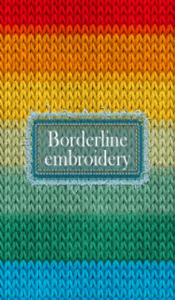 [LINE着せ替え] Borderline embroidery 26の画像1