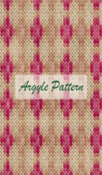 [LINE着せ替え] argyle pattern embroidery 113の画像1