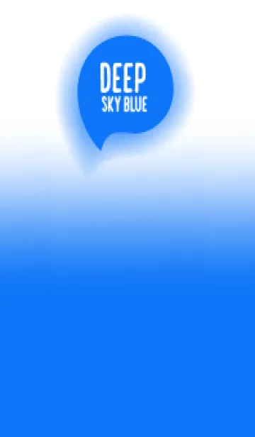 [LINE着せ替え] Deep Sky Blue & White Theme V.7 (JP)の画像1