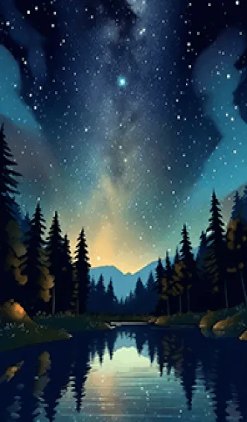 [LINE着せ替え] 穏やかな夜景の着せかえ/463の画像1