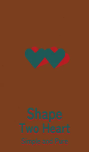 [LINE着せ替え] 2ハートのきせかえ 森の土の画像1