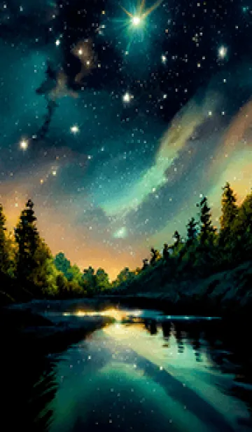 [LINE着せ替え] 穏やかな夜景の着せかえ/465の画像1