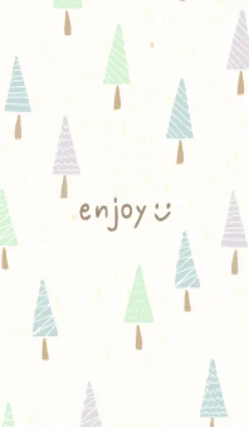 [LINE着せ替え] 木々 くすみカラー29の画像1