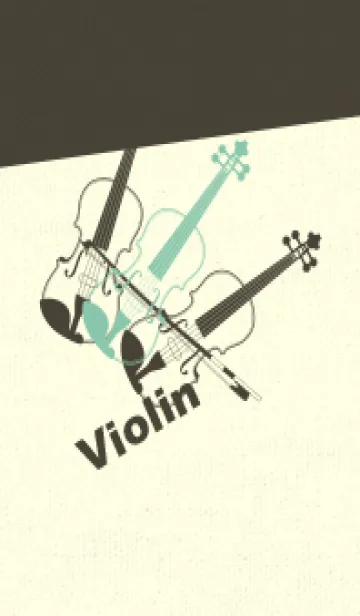 [LINE着せ替え] Violin 3カラー ディープアクアの画像1