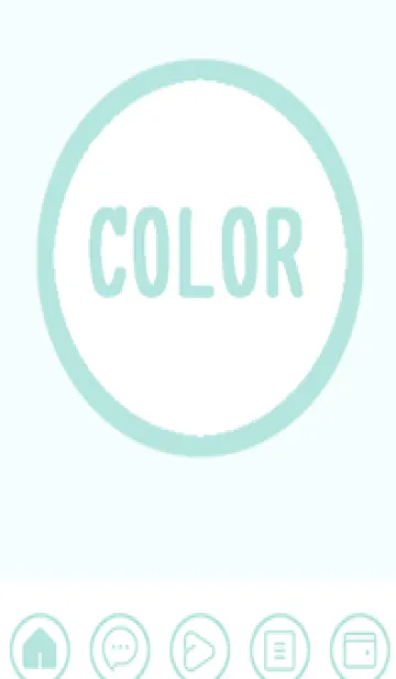 [LINE着せ替え] green color A108の画像1