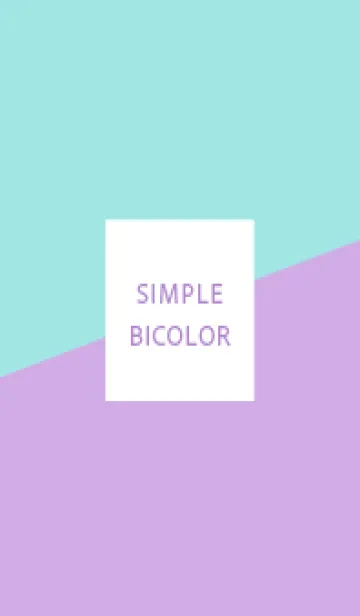 [LINE着せ替え] BICOLOR パープル×ブルーの画像1