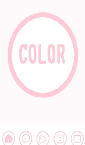 [LINE着せ替え] pink color A54の画像1
