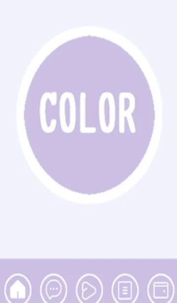 [LINE着せ替え] purple color A54の画像1