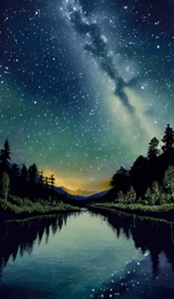 [LINE着せ替え] 穏やかな夜景の着せかえ/477の画像1