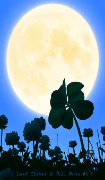 [LINE着せ替え] 7-Leaf Clover & Full Moon #5-9の画像1