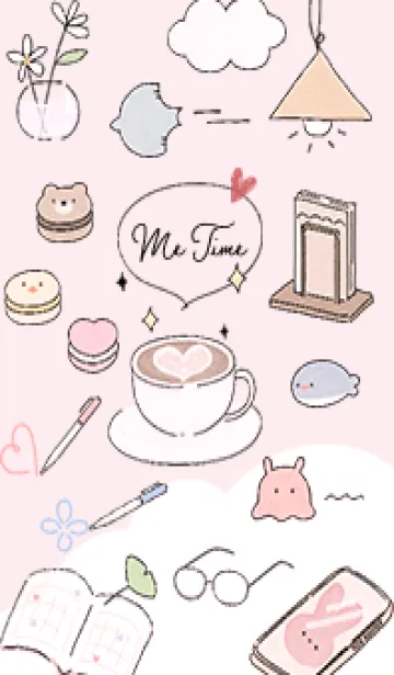 pink♡Me Time10_1の着せ替えメイン画像