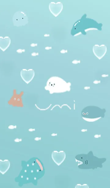 [LINE着せ替え] bluegreen♡愛のある海06_1の画像1