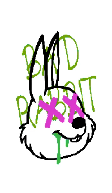 [LINE着せ替え] バッド ラビット 303の画像1