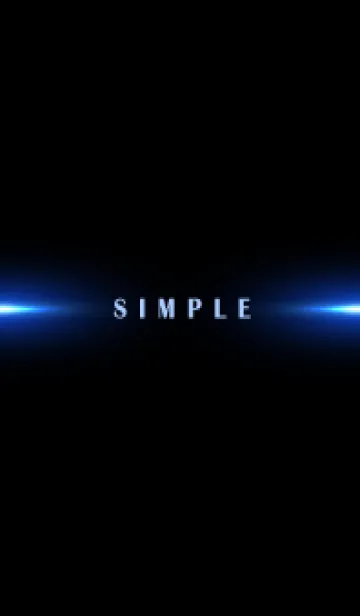 [LINE着せ替え] SIMPLE BLUE LIGHT-BLACK 4の画像1