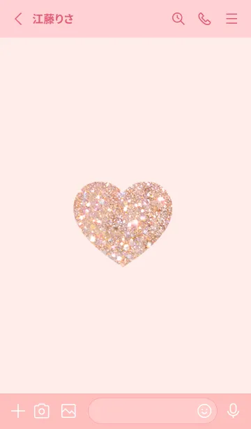 [LINE着せ替え] babypinkお洒落なキラキラ柄09_1の画像2