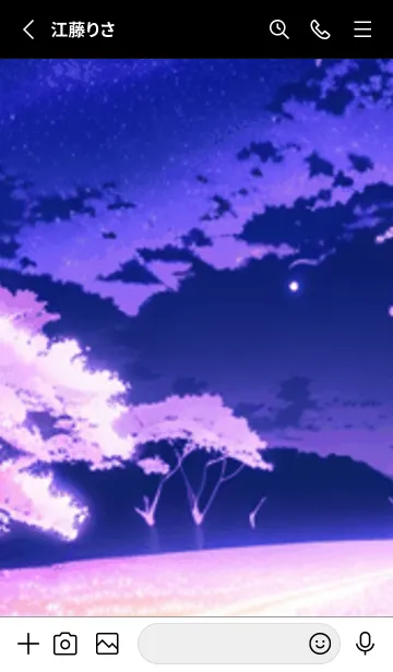 [LINE着せ替え] 冬のサクラ #CDHaL84。の画像2