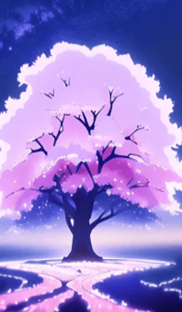 [LINE着せ替え] 冬のサクラ #CDHaL910。の画像1