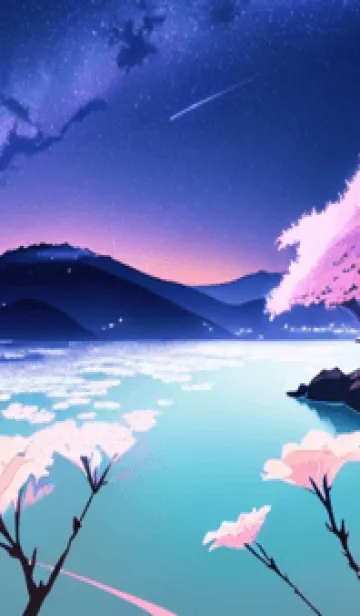 [LINE着せ替え] 冬のサクラ #CDHaL917。の画像1