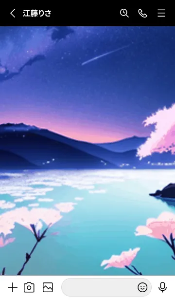 [LINE着せ替え] 冬のサクラ #CDHaL917。の画像2