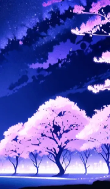 [LINE着せ替え] 冬のサクラ #CDHaL914。の画像1