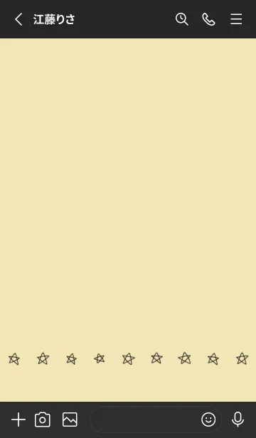 [LINE着せ替え] 星のらくがき(black3-03)の画像2