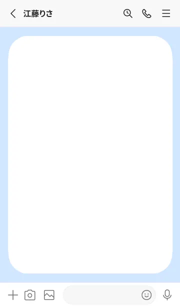[LINE着せ替え] ドット文字の着せかえ/ブルーグレイの画像2