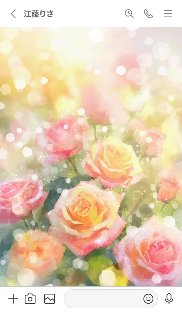 [LINE着せ替え] 薔薇(バラ)の花の着せかえ(R2427)の画像2