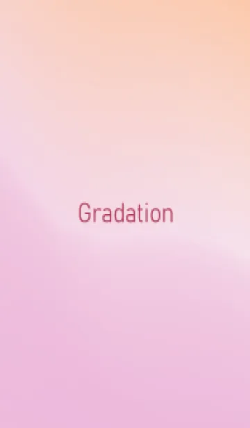 [LINE着せ替え] gradation-ORANGE&PINK-30の画像1