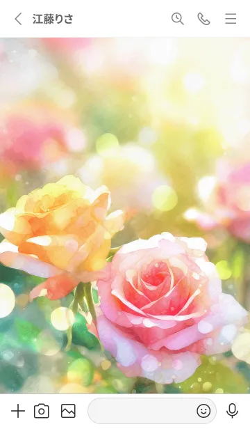 [LINE着せ替え] 薔薇(バラ)の花の着せかえ(R2428)の画像2