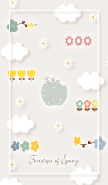 [LINE着せ替え] brown春の足音03_1の画像1