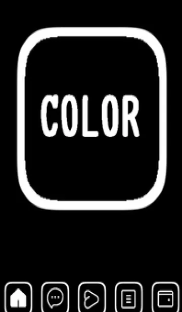 [LINE着せ替え] bw color B55の画像1