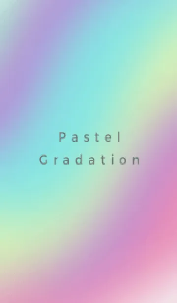 [LINE着せ替え] パステル グラデーション 1の画像1
