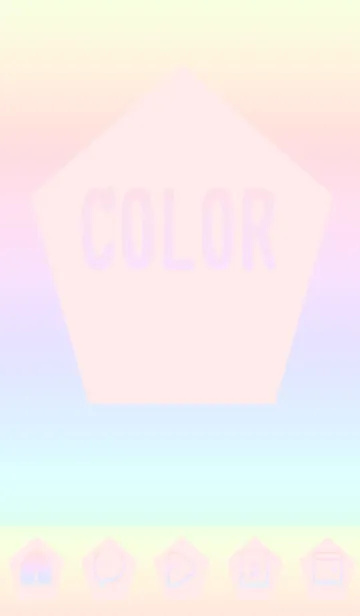 [LINE着せ替え] red color rainbow I08の画像1