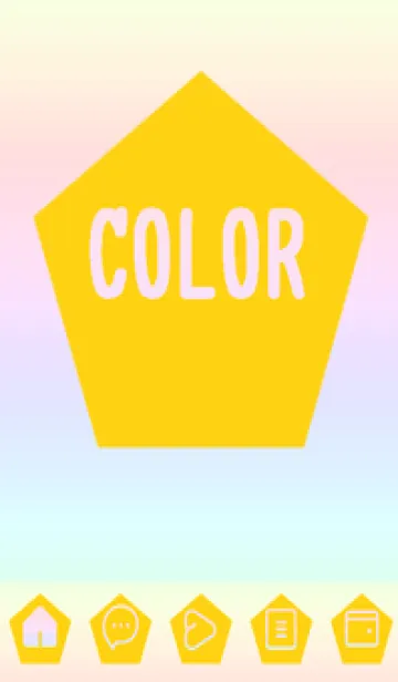 [LINE着せ替え] red color rainbow I10の画像1