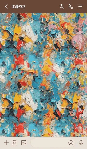 [LINE着せ替え] Oil Painting 59の画像2