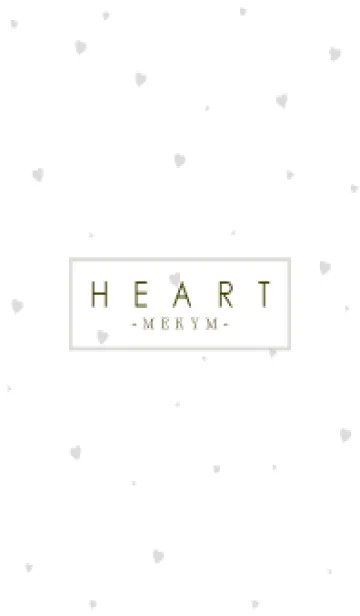 [LINE着せ替え] HEART GRAY-SIMPLE MEKYM 24の画像1