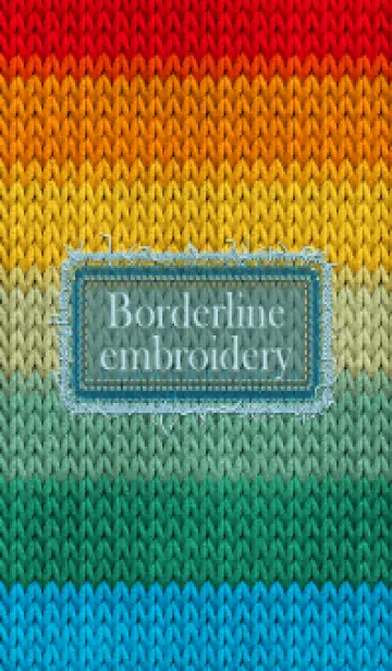 [LINE着せ替え] Borderline embroidery 29の画像1