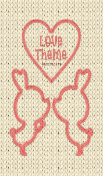 [LINE着せ替え] Love Theme Embroidery 68の画像1