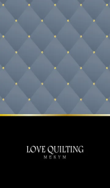 LOVE QUILTING -chic white blue-の着せ替えメイン画像