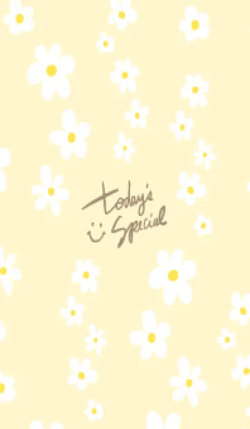 [LINE着せ替え] 白い花なみなみ9の画像1