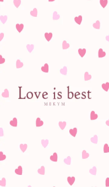 [LINE着せ替え] Love is best PINK-MEKYM 29の画像1