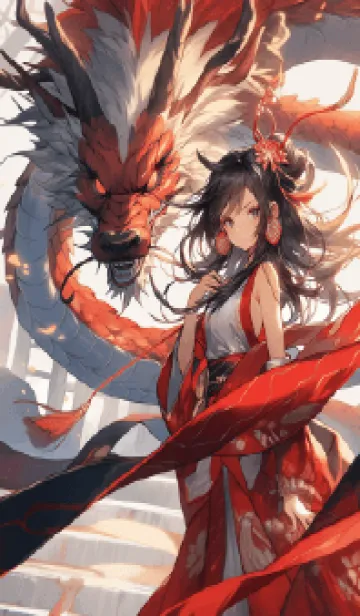 [LINE着せ替え] 黄金竜王国の夜明けの画像1